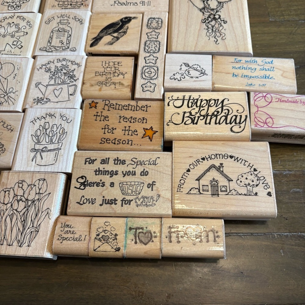 Vintage Rubber Stamps Crafting Scrapbook Crafts D.O.T.S USA 1990’s Y2K - Picture 2 of 15